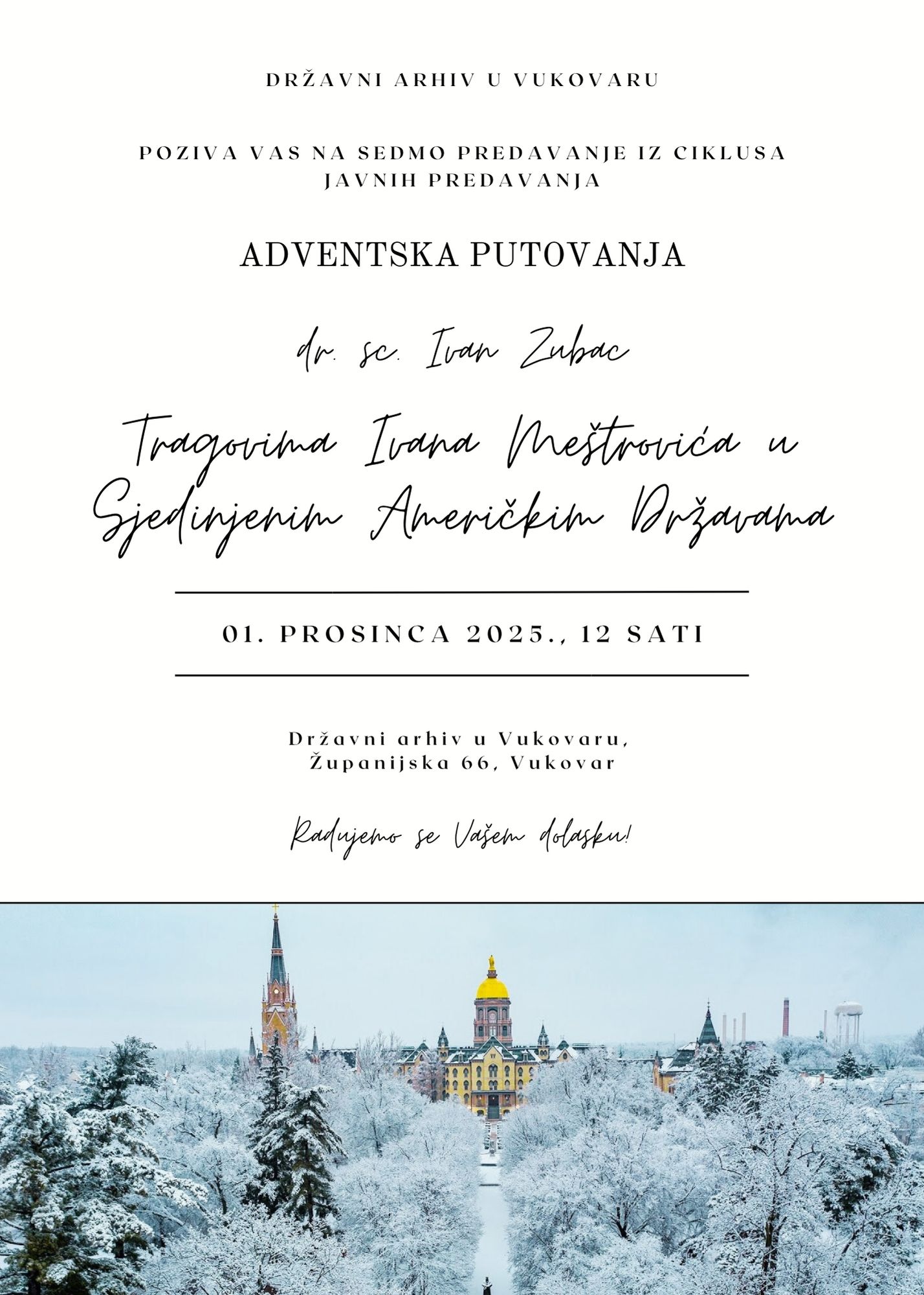 Ciklus javnih predavanja 